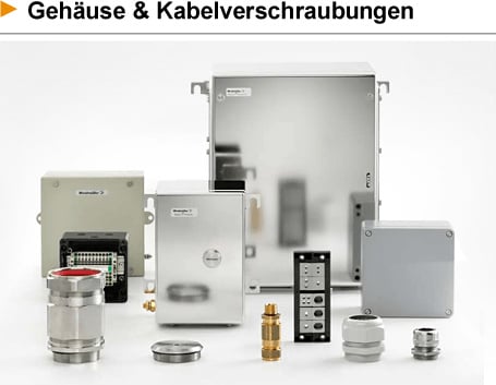 Gehäuse & Kabelverschraubungen